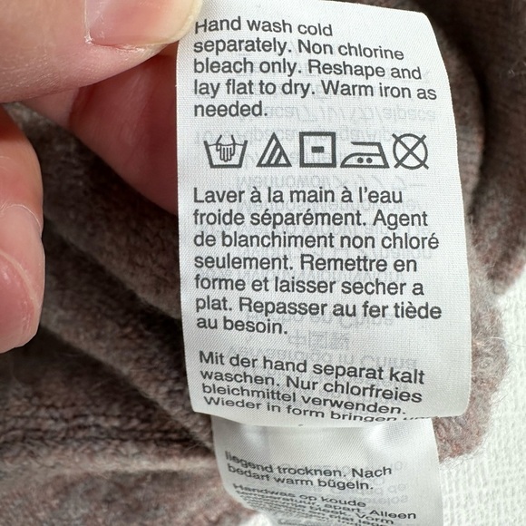 Madewell merino wool blend wrap pullover sweater size S - Picture 9 of 10